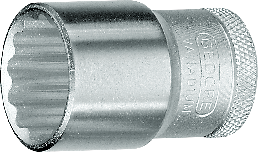 Stecknuss 1/2" Doppelsechskant (Unit-Drive) zöllig L41,5mm SW1"