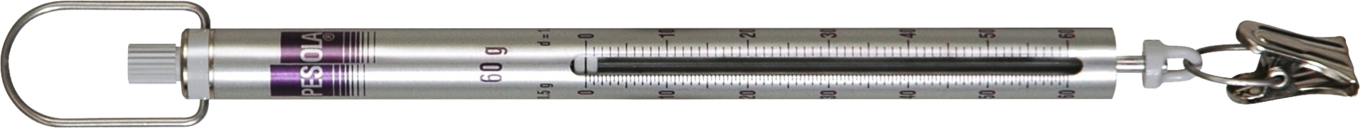 Federwaage PESOLA® Macro mit Haken Tol. +/-0,3% WB5kg Abl. 50g