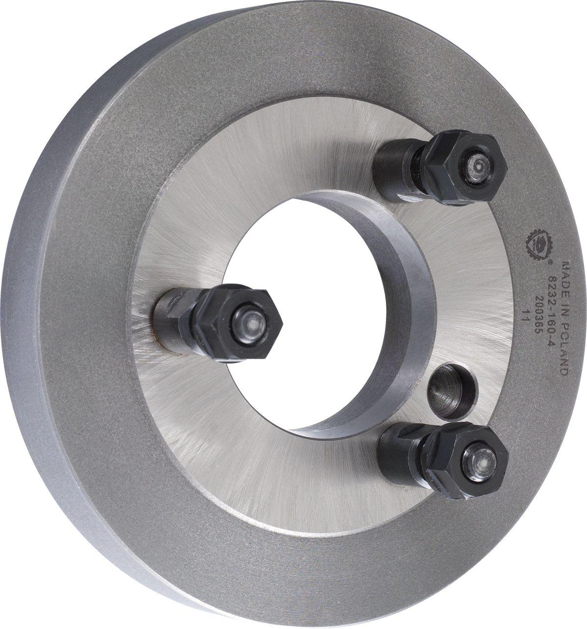 Aufnahmeflansch Stehbolzen und Bundmutter Kurzkegel DIN55027 D250mm x 6mm