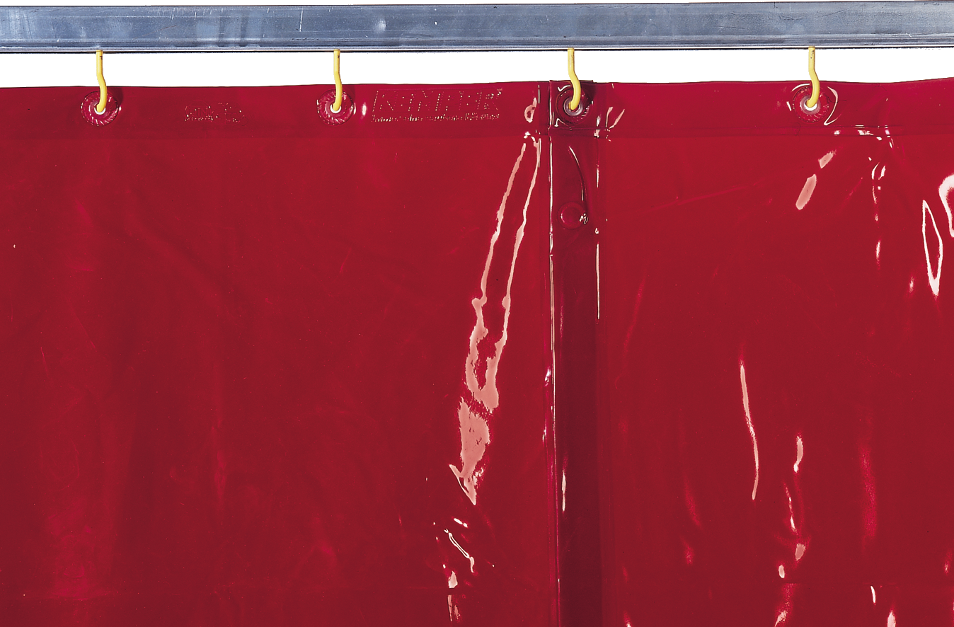Schweißschutzvorhang B1300 x H2000mm rot