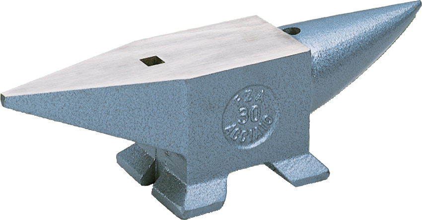 Amboss Stahl geschmiedet mit geschliffener Bahn 60kg