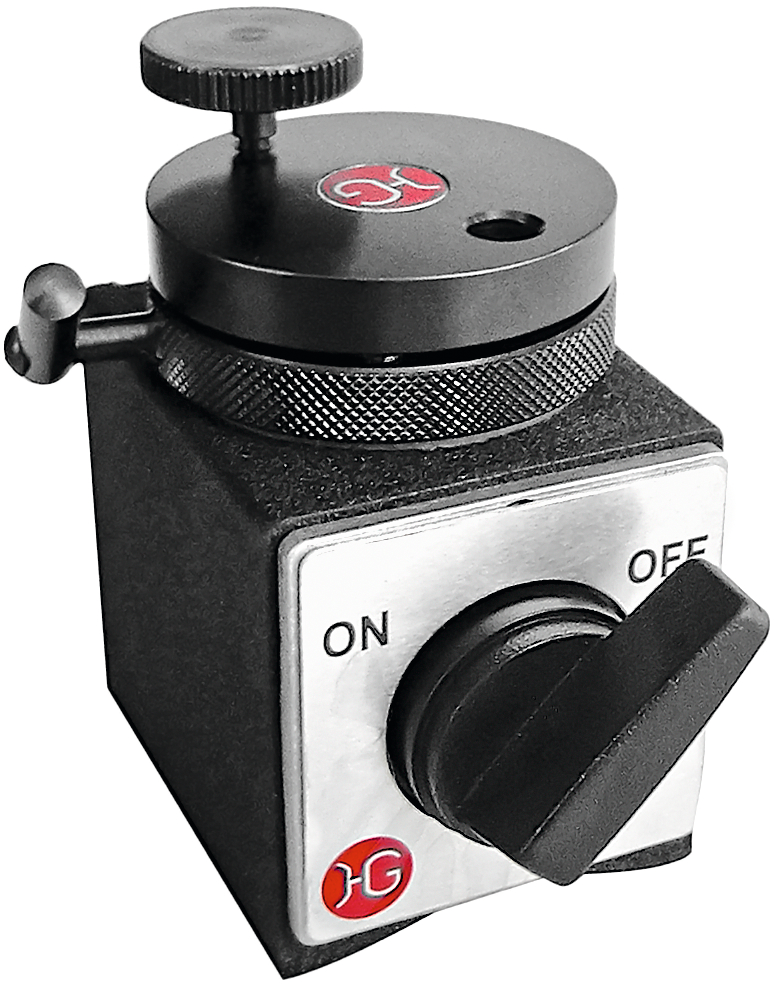 Magnetfuß prismatisch M8 800N 60x50x55mm drehbare Feineinstellung