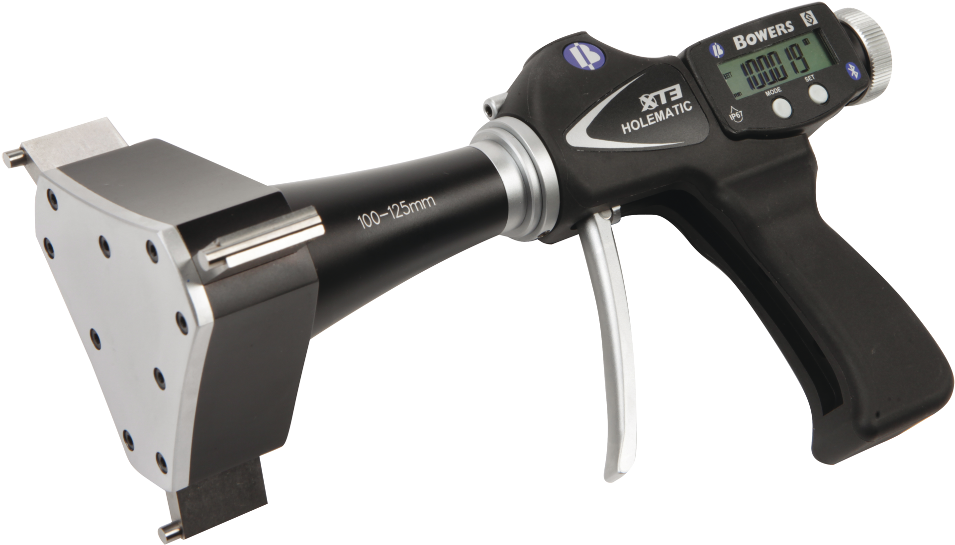 Innenmessschraube Zweipunkt/Dreipunkt Digital IP67 XTH Dig.3Pkt.Innenschnellmessgerät Abl. 0,001mm DIN863-4 E-Ring inkl.Zerti. MB4-5mm