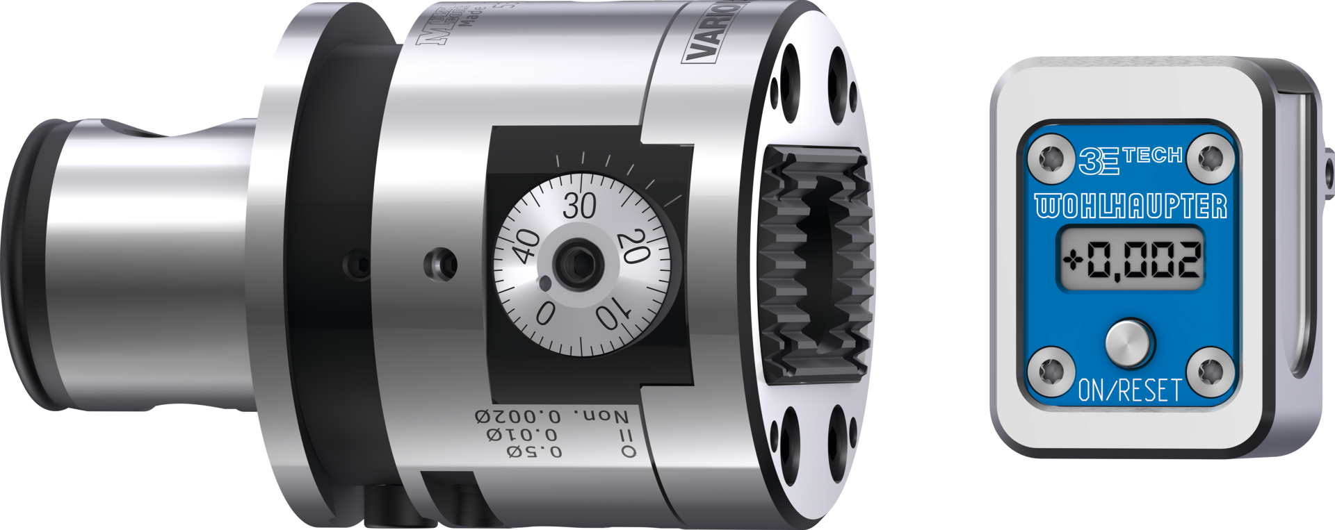 Feindrehwerkzeug Ø0,4-152mm für 3ETech MVS 50-28mm VarioBore Ausdrehbereich 0,4-152mm