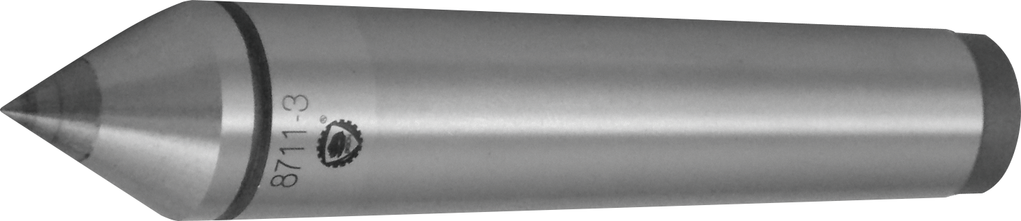 Körnerspitze fest mit HM-Einsatz L200mm DIN806 MK5