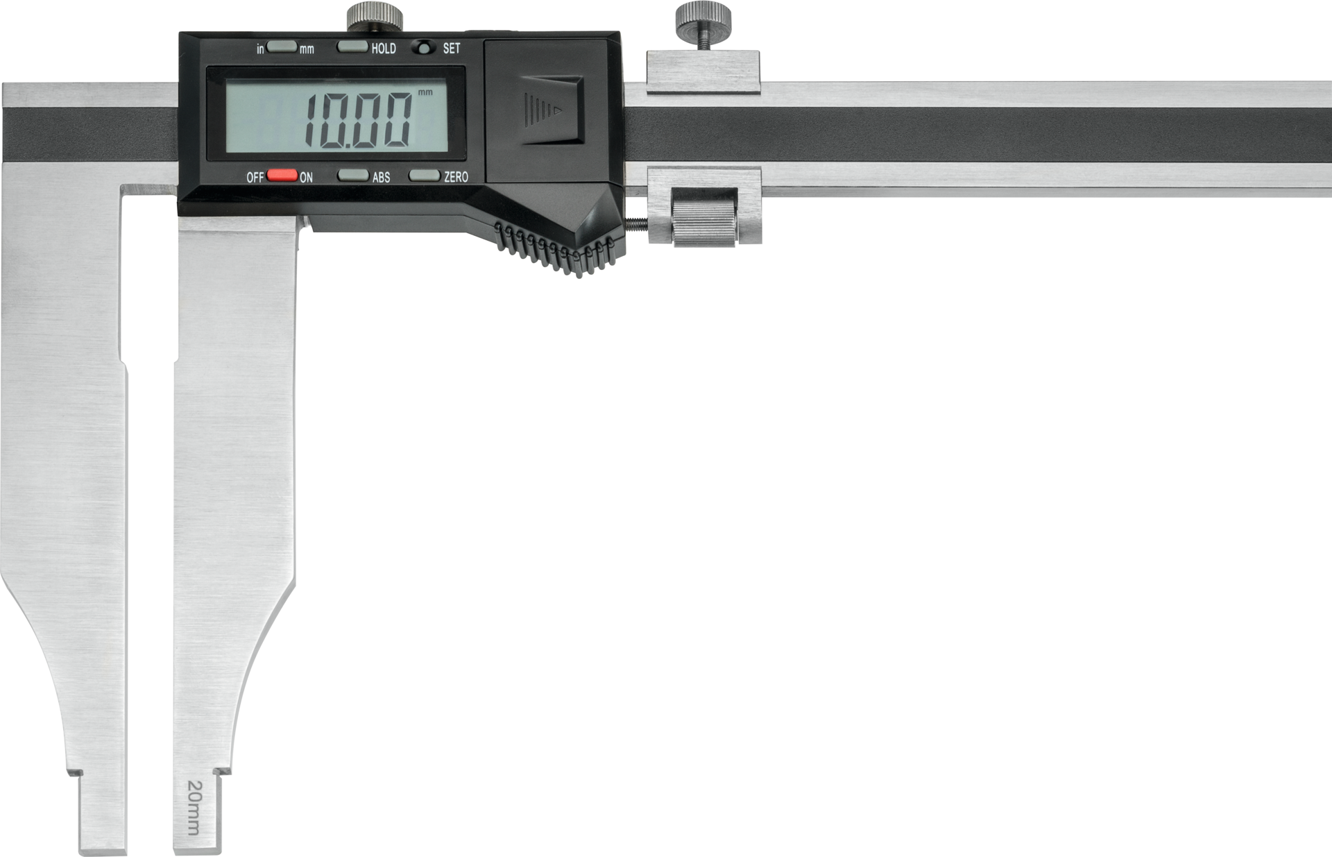 Werkstattmessschieber Digital Abl. 0,01mm ohne Spitzen DIN862E MB800mm