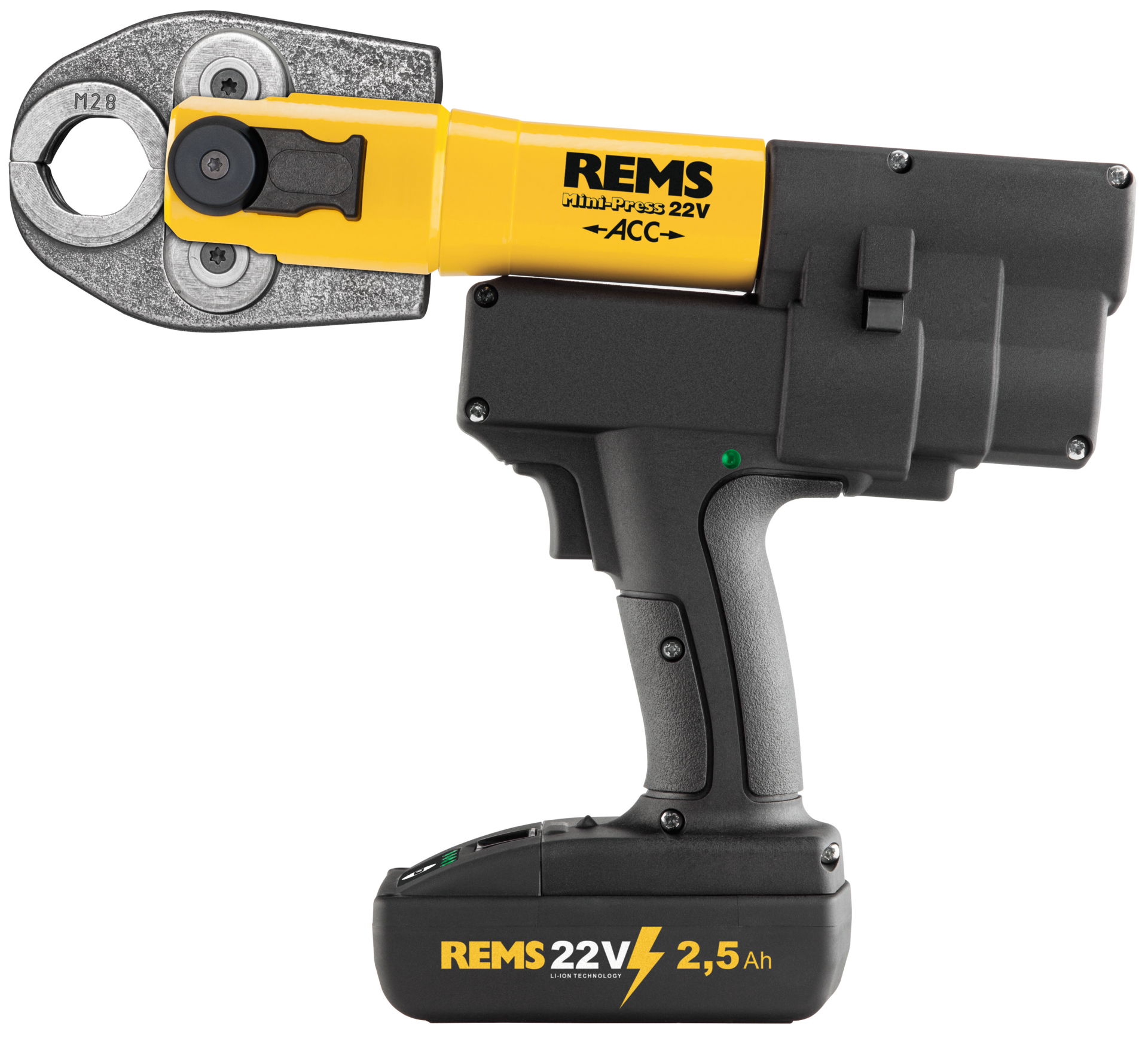 Akku-Radialpresse Mini-Press 22V ACC 21,6V 2,5Ah in L-Boxx