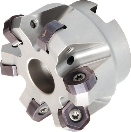 Aufsteck-Planfräser 45° "M1200 Mini" Z8 IK für WSP HN...0704.. D125mm