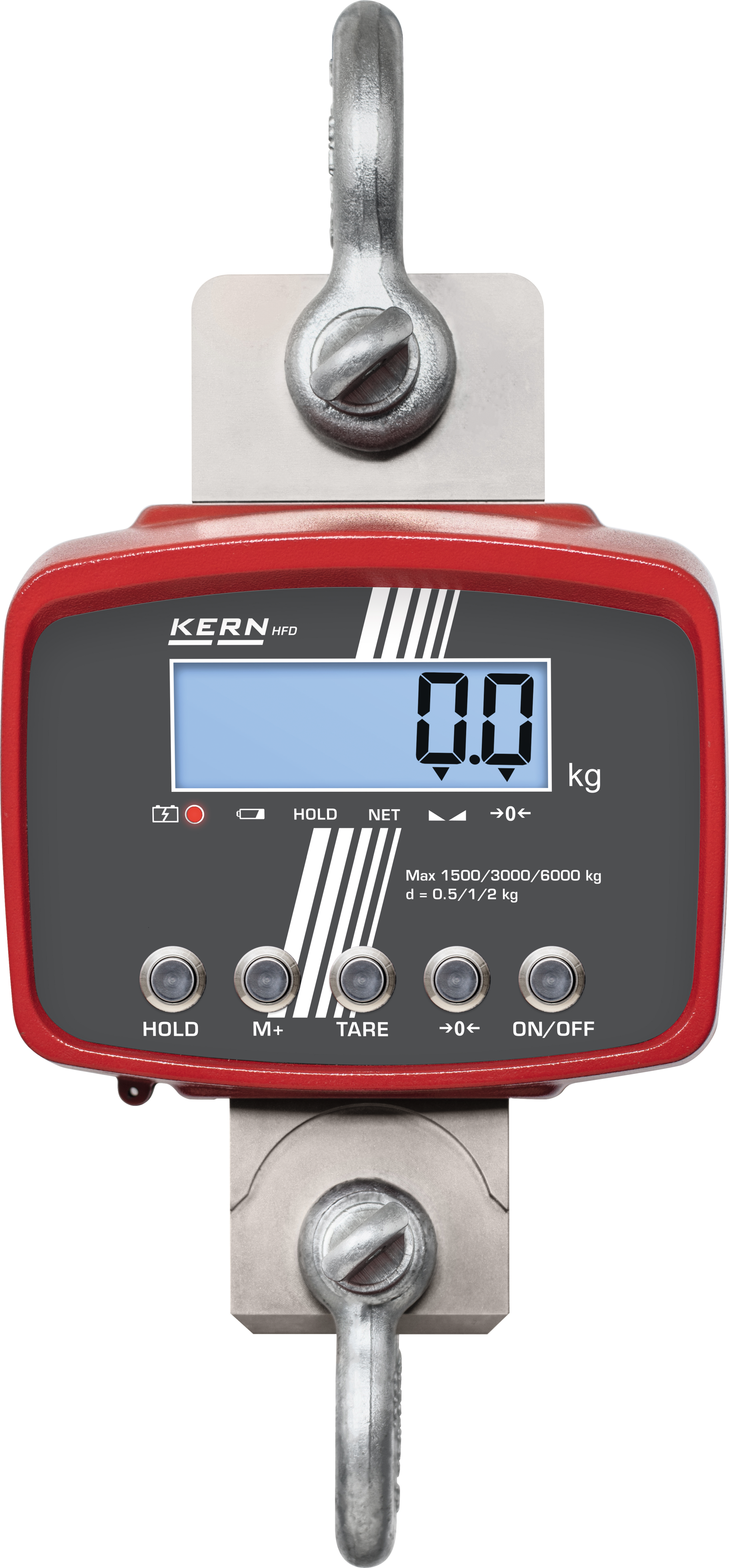 Kranwaage HFD mit Fernbedienung WB300/600/1500kg Abl. 100/200/500g