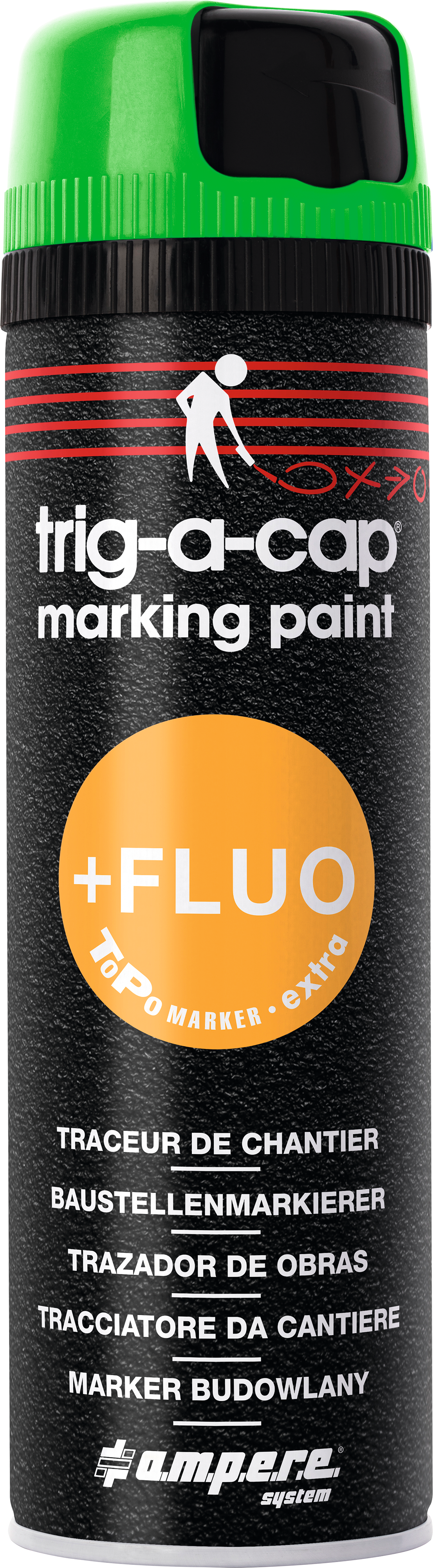 Markierungsspray "Trig-a-Cap extra®" 0,5l fluoreszierend grün