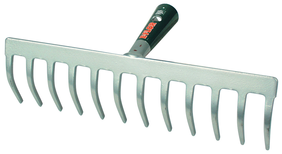 Gartenrechen ohne Stiel 12 Zinken B270mm