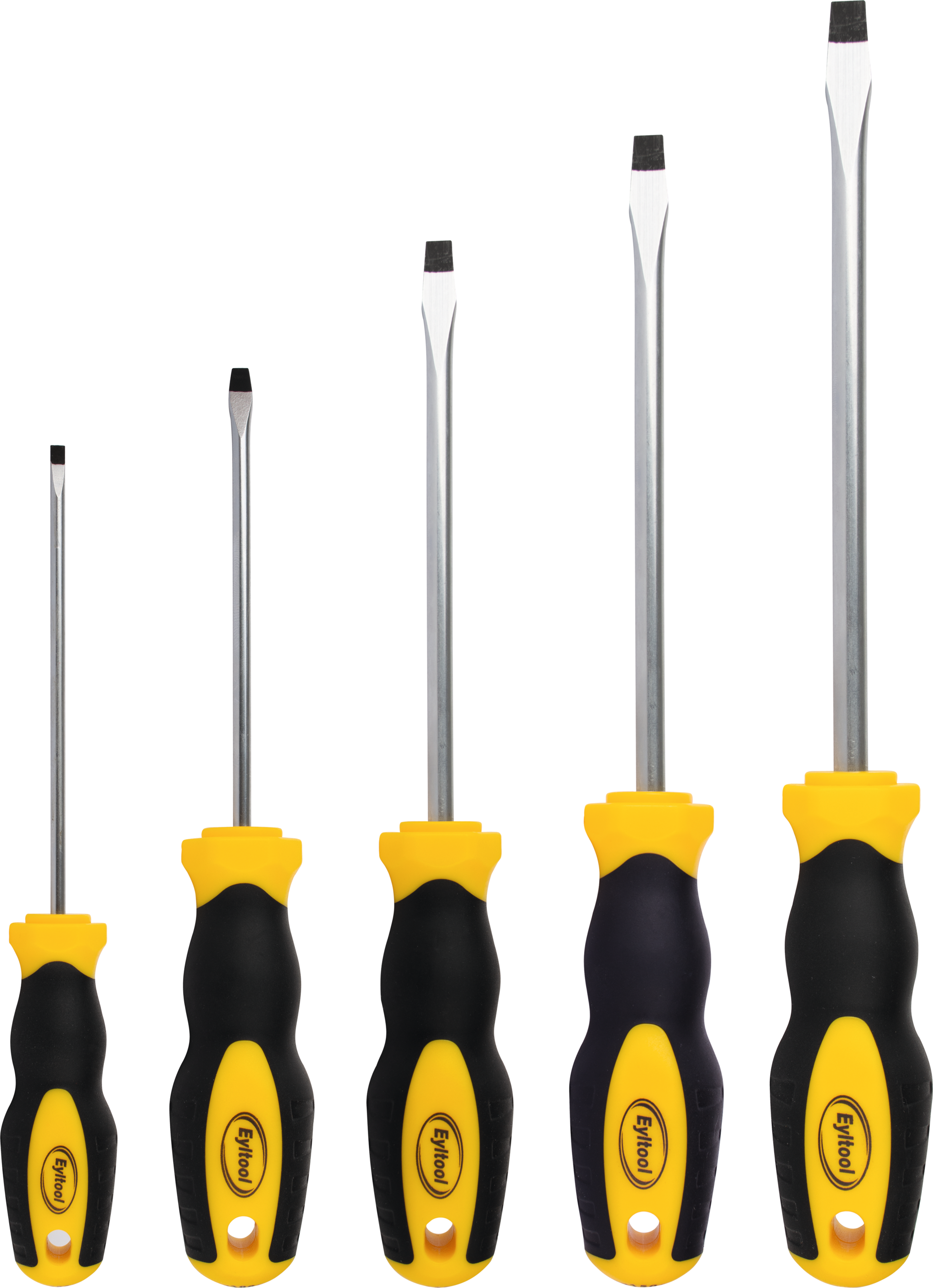 Schraubendreher Satz mit Zweikomponentengriff 5-tlg. Schlitz