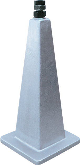 Einzelstütze Anreiß-/Tuschierplatten Höhenverstellbereich 650-700mm