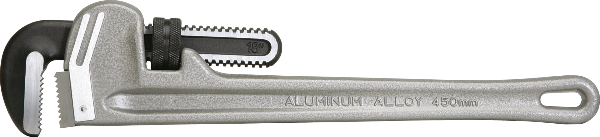 Einhandrohrzange leichte Ausführung amerikan. Modell geschmiedet L600mm für Rohre bis 2,5"