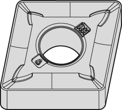 Wendeschneidplatte ZrCN CNMG 120416 RH WP25CT