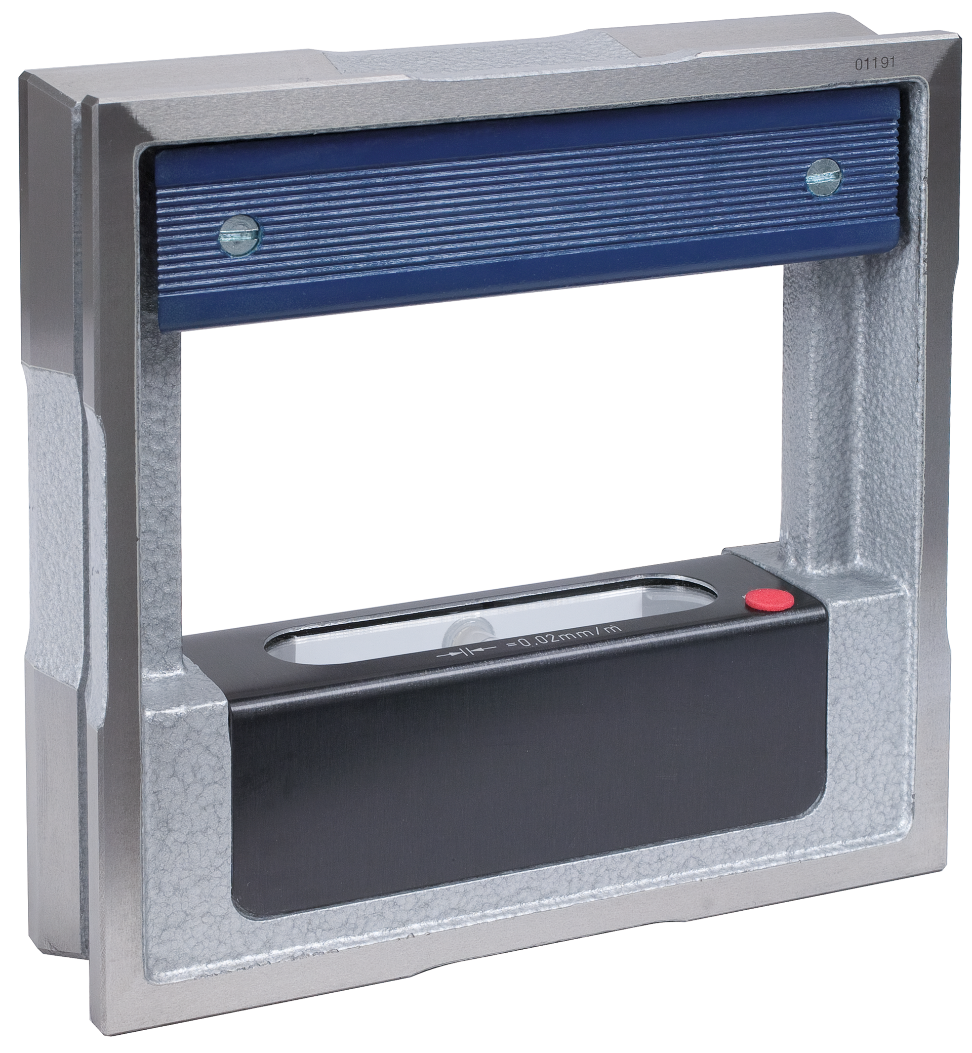 Rahmenrichtwaage prismatisch Empf. 0,05mm/m DIN877 200x200x40mm