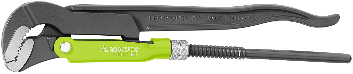 Eck-Rohrzange DIN5234 geschmiedet L420mm für Rohre bis 1,5"