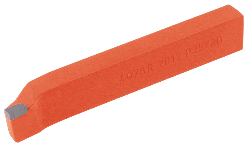 Abgesetzter Eckdrehmeißel HM rechts K10/20 DIN4978 L125mm B12mm H20mm