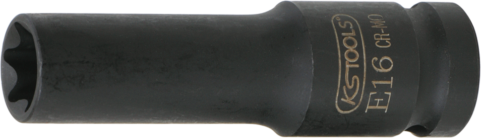 Stecknuss Kraft 1/2" TORX® lang L75mm außen E12