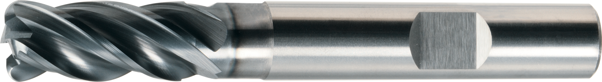 Schaftfräser Eckenradius VHM AlcronaPro Z4 HPC Typ U WN/DIN6535-HB D18X2,5mm