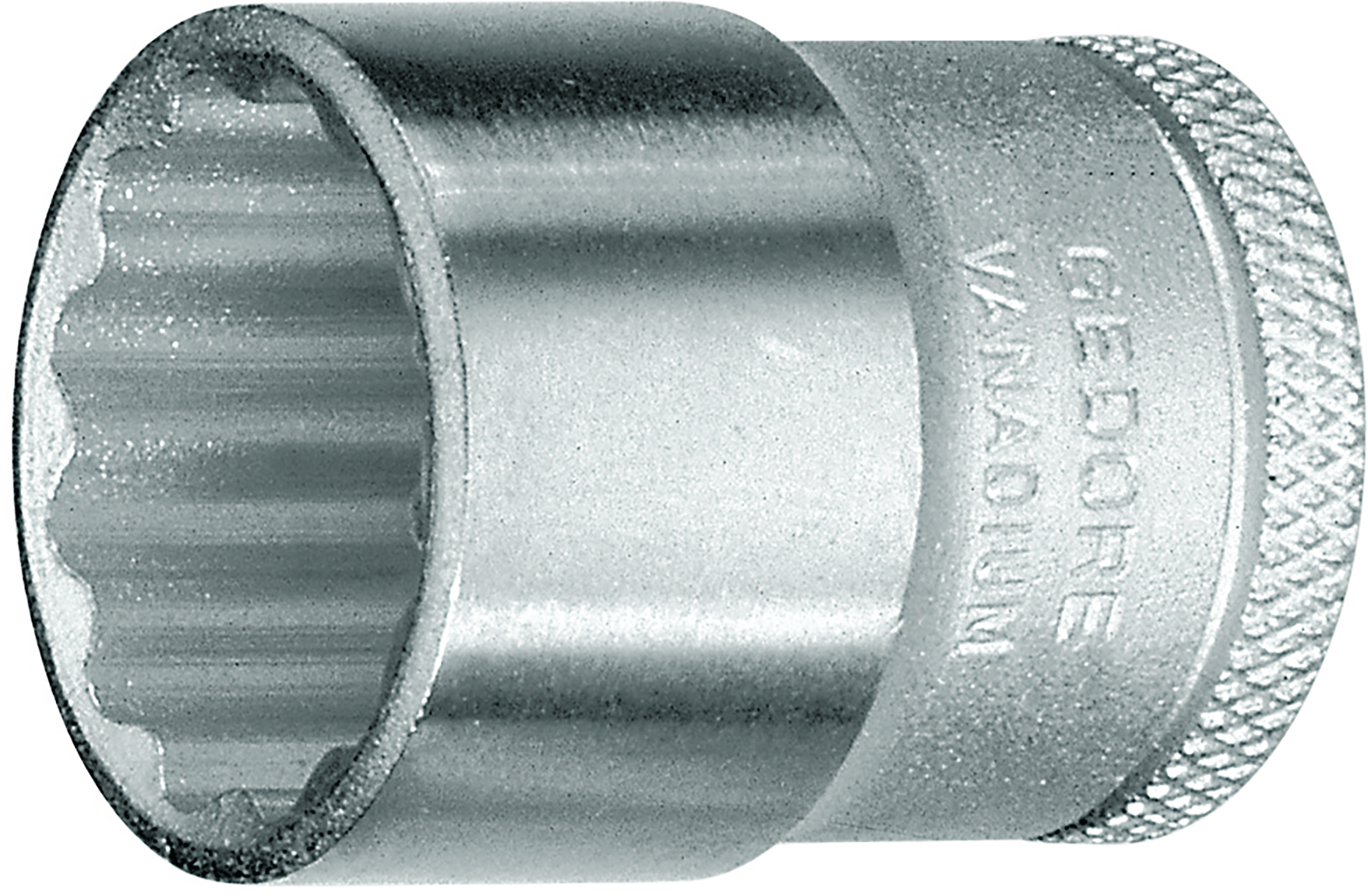 Stecknuss 3/8" Doppelsechskant (Unit-Drive) L30mm SW18mm
