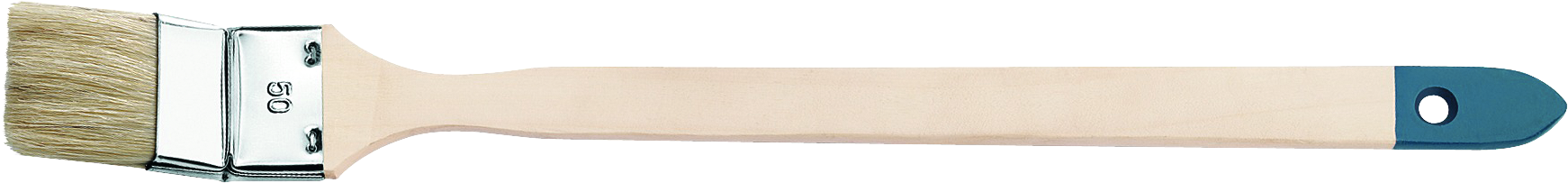 Heizkörperpinsel Industrie abgewinkelt helle Borsten B60mm 2,5"