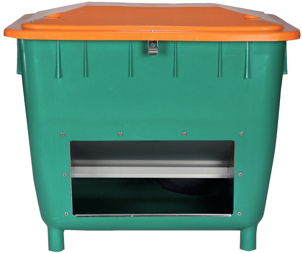 Streugutbehälter mit Entnahmeöffnung H800 x T700 x B1000mm 400L