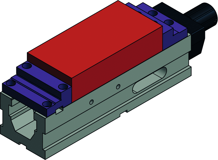 Hochdruckspanner mechanisch mit Spannkraftregulator "MB2" Backenbreite 160mm