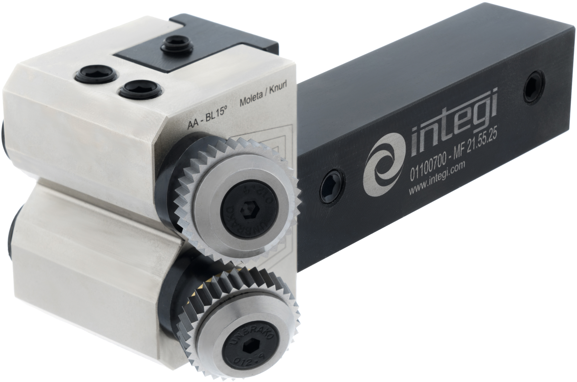 Fräs-Rändelhalter H25xB25xL165mm 5-250mm für 21,5x5x8mm