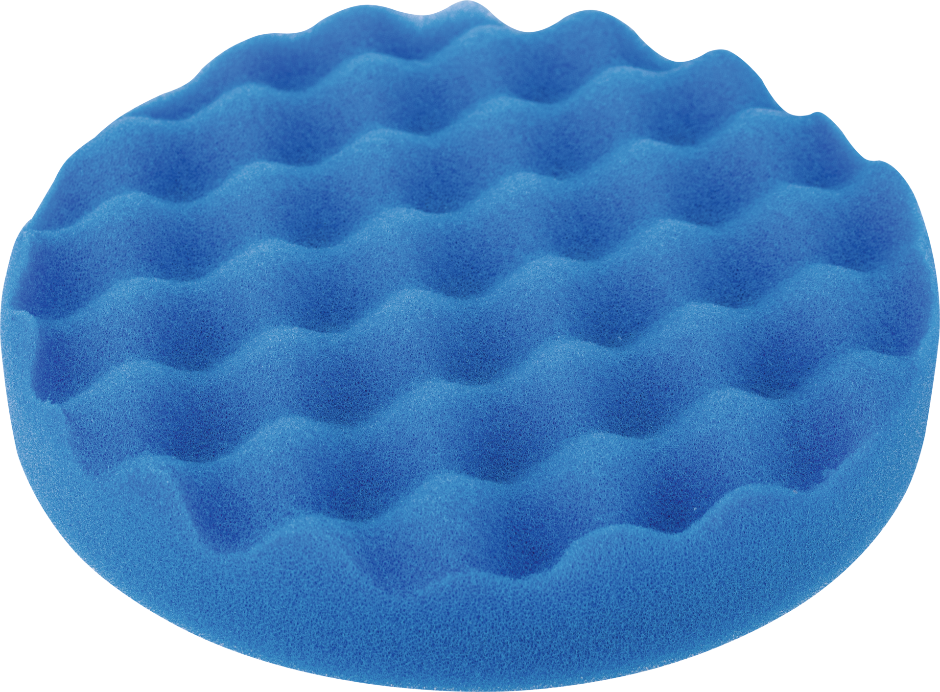 Polierschwamm Pack blau gewaffelt D150mm für Poliertellerdurchmesser 125mm