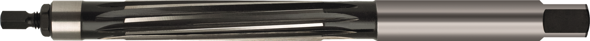 Handreibahle HSS nachstellbar DIN859-B mit konischem Anschnitt D15mm