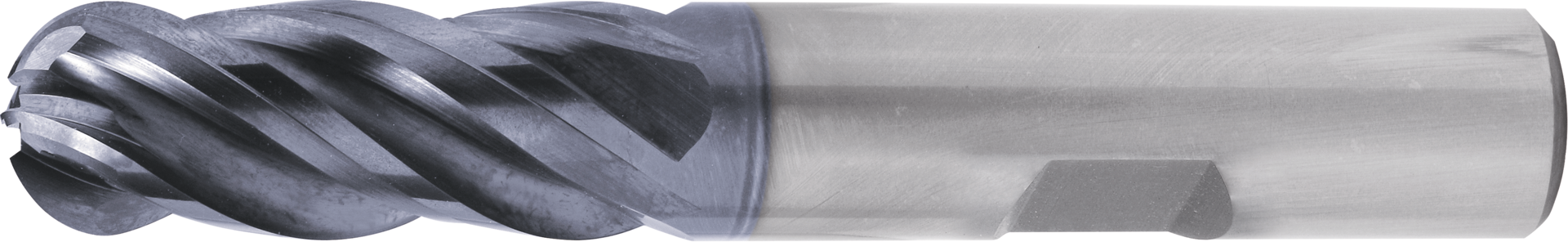 Vollradiuskopierfräser VHM YG1 Z4 HPC V7 Plus Typ N WN/DIN6535-HB D25mm