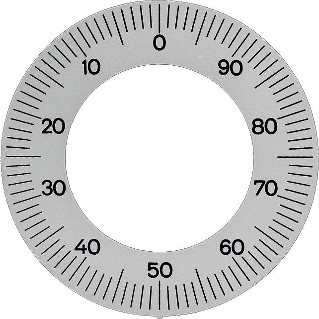 Sonderziffernblatt linkslaufend Mehrpreis zur Messuhr!