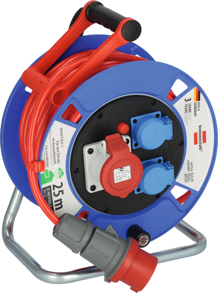 Kabeltrommel CEE Außenbereich 400 V 16 A