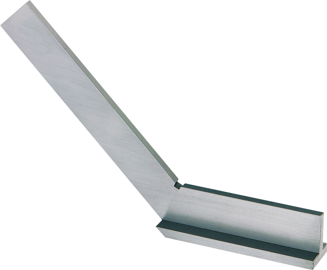 Gehrungswinkel mit Anschlag Q20x5mm 135° Werksnorm Spezialstahl L150x100mm