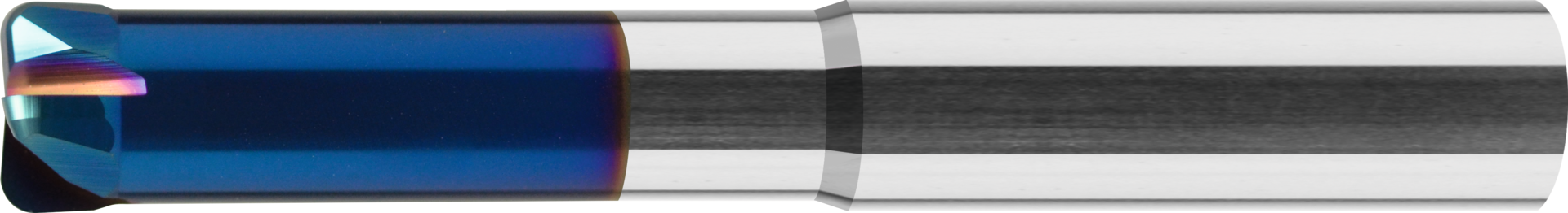 Hochvorschubkopierfräser Eckenradius mit gerader Stirn VHM Eyl-Blue Z4 HSC Eylspeed D5x0,5mm Typ H WN/DIN6535-HA gerade