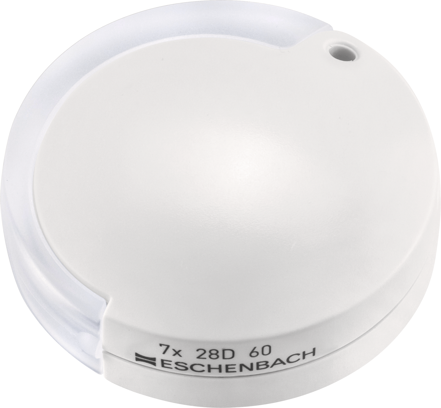 Einschlaglupe mobilent weiß PXM-Linse Linsend. 35mm Vergr. 10-fach