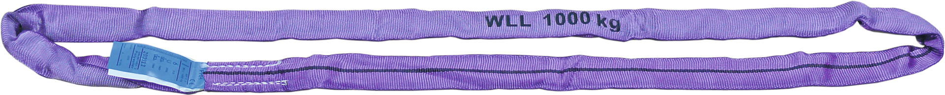 Rundschlinge doppellagig lila 1000kg Arbeitslänge 1m Umfang 2m