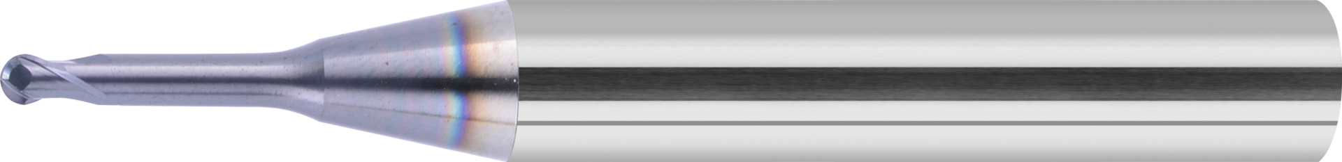 Vollradiuskopierfräser VHM TiAlN+ Z2 HSC Micro Typ H WN/DIN6535-HA D2mm L20mm