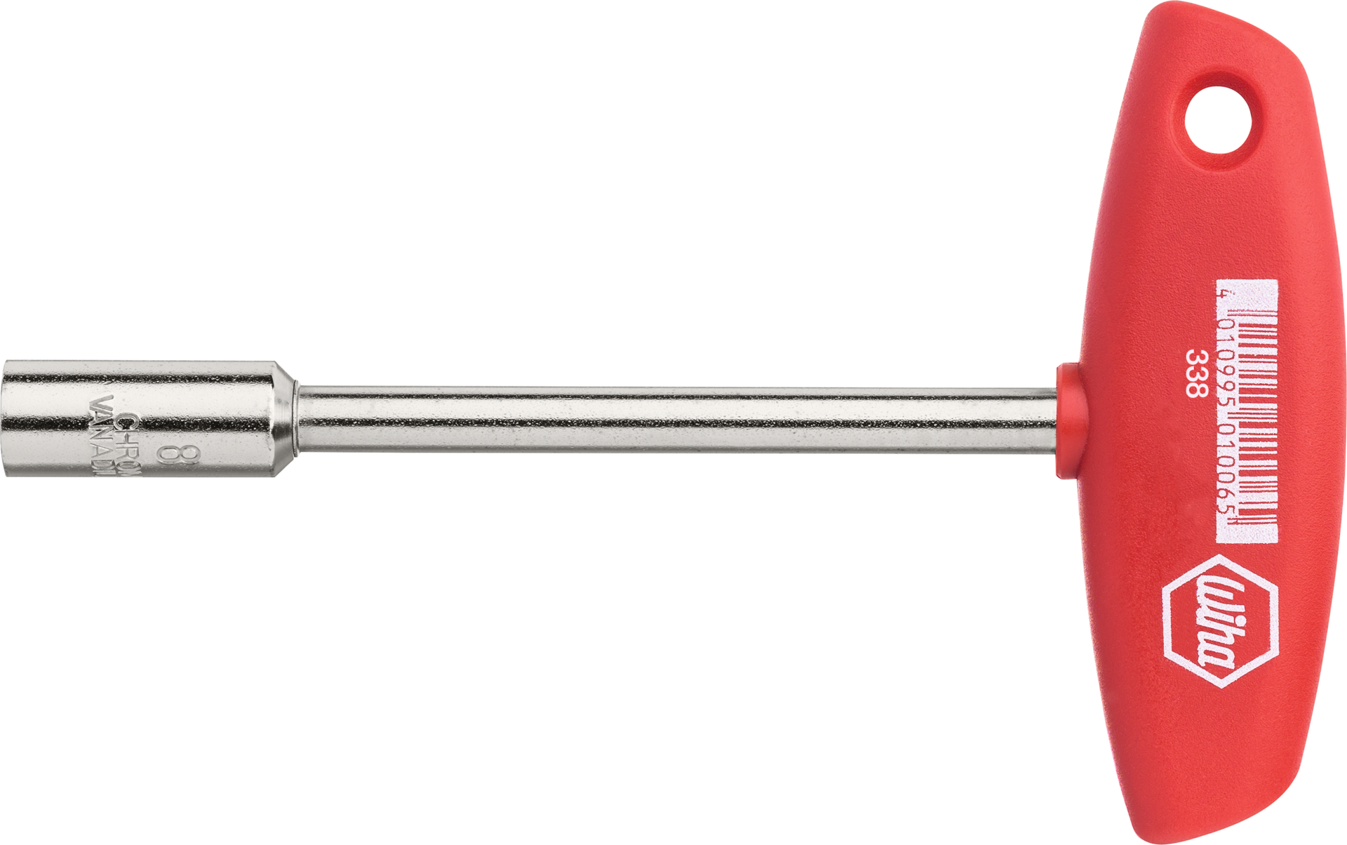 Steckschlüssel Vierkant mit Quergriff L125mm GL157mm SW8mm