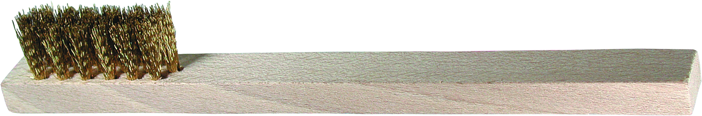 Zündkerzenbürste 189mm Messingdraht 0,2mm gewellt