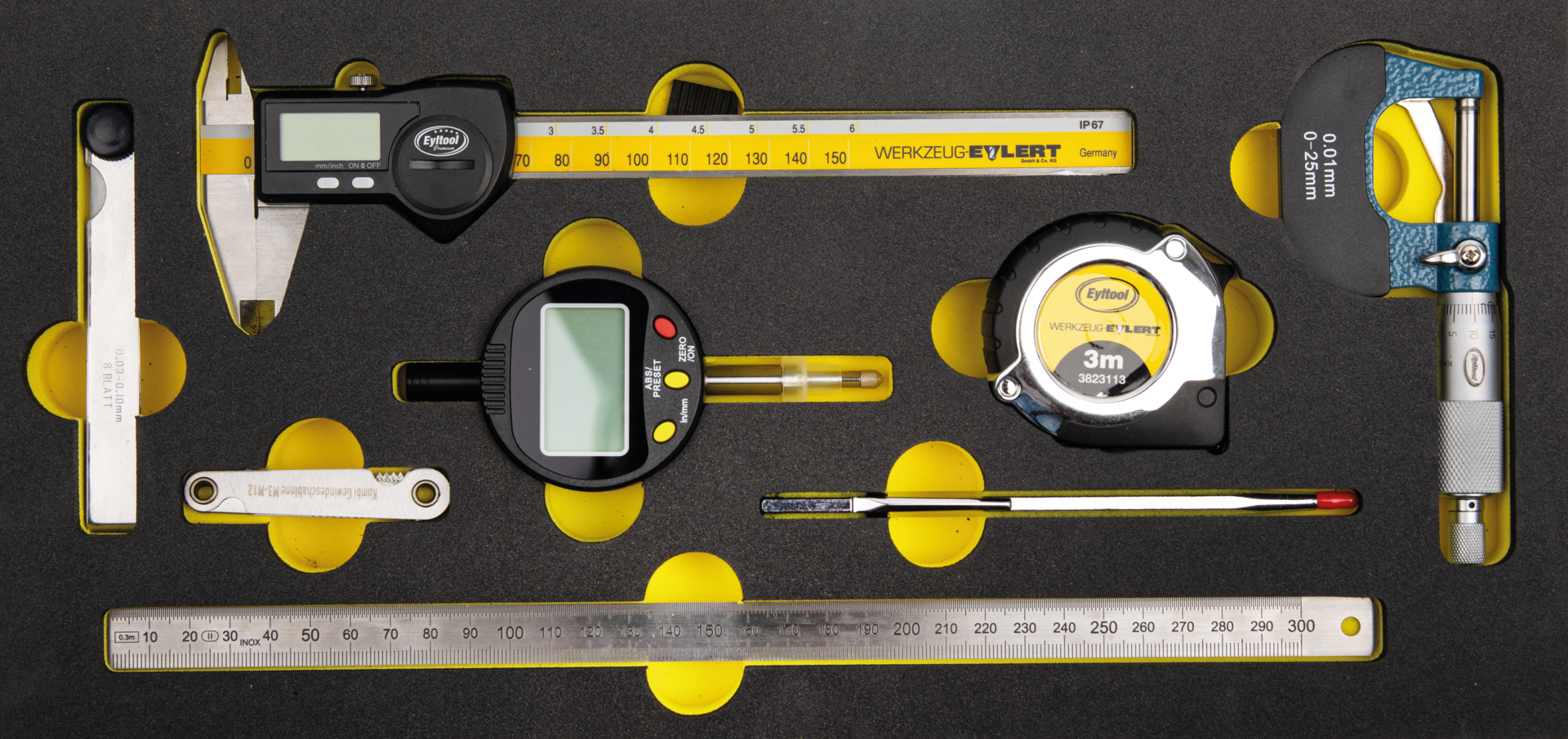 Messmittel Satz 8-tlg. 1/3 Systemeinlage