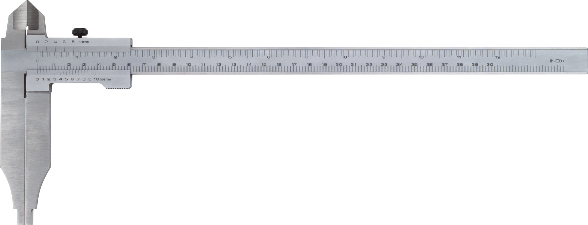 Werkstattmessschieber mit Messerspitzen Abl. 0,05mm DIN862B MB500mm