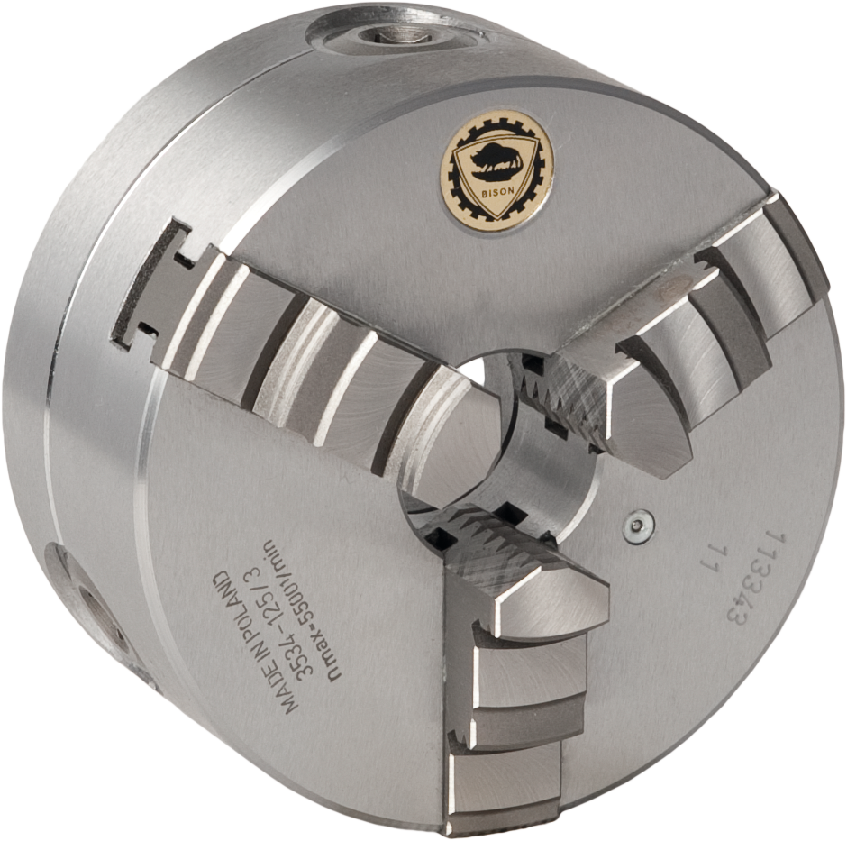 Planspiralfutter 3-Backen und Kurzkegel, Guss DIN55027 D160mm x 5mm