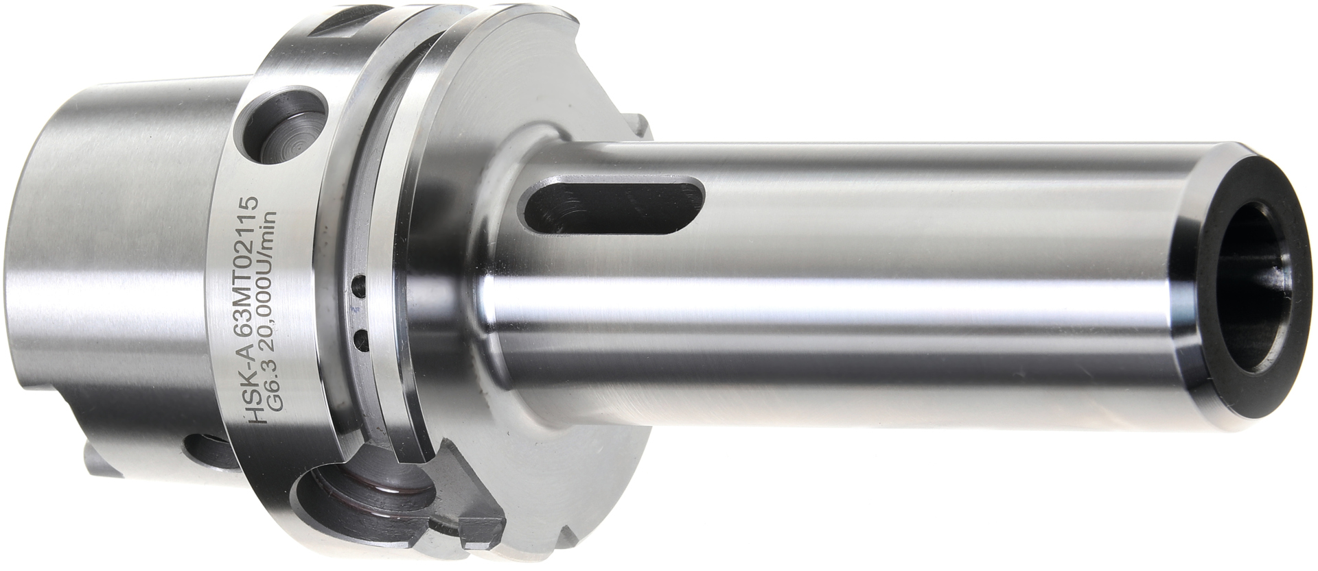 Zwischenhülse DIN69893-A DIN228-B MK4 mit Austreiblappen HSK63-A D48mm L160mm